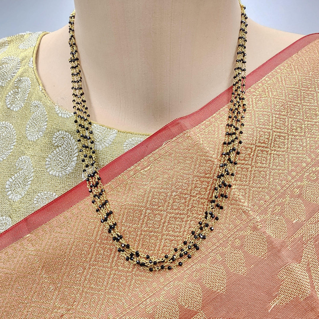 92.5 Silver 6L BlackBeads