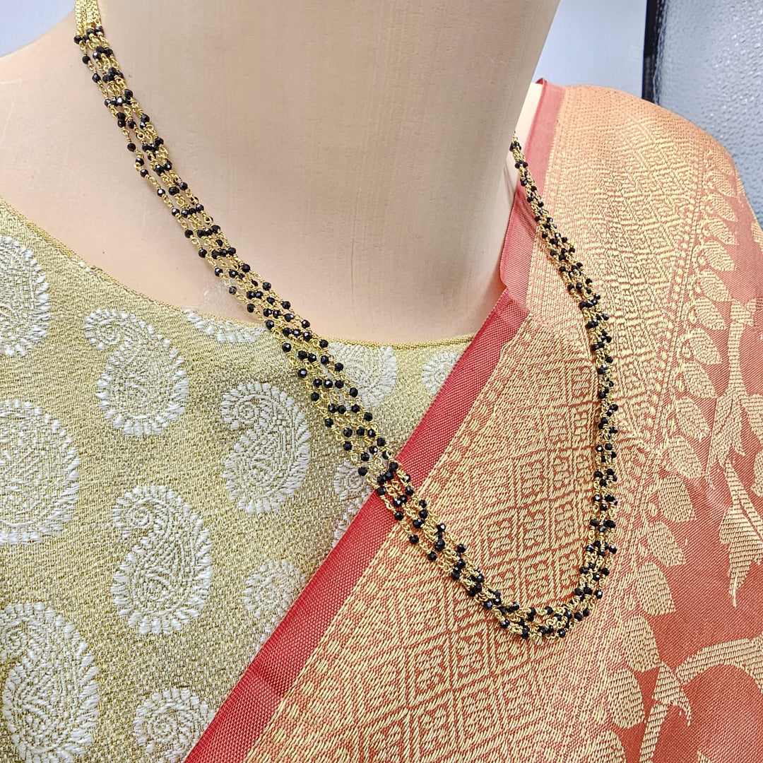 92.5 Silver 6L BlackBeads