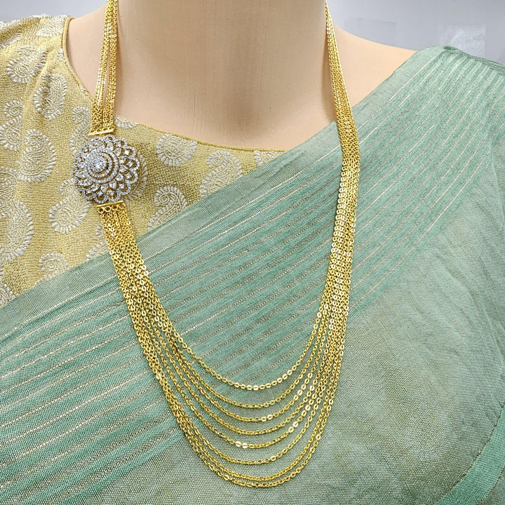 925 8LDiamond side pendant