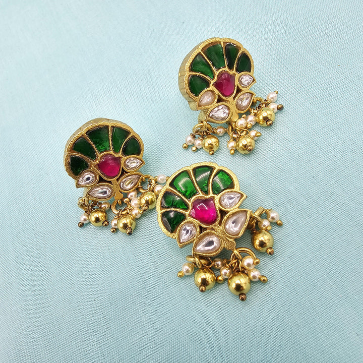 92.5 kundan pendant set