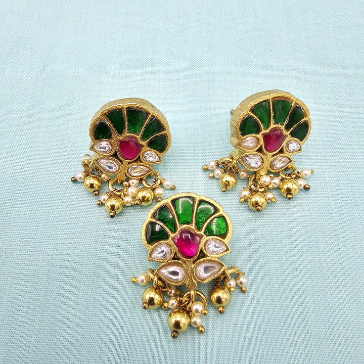92.5 kundan pendant set
