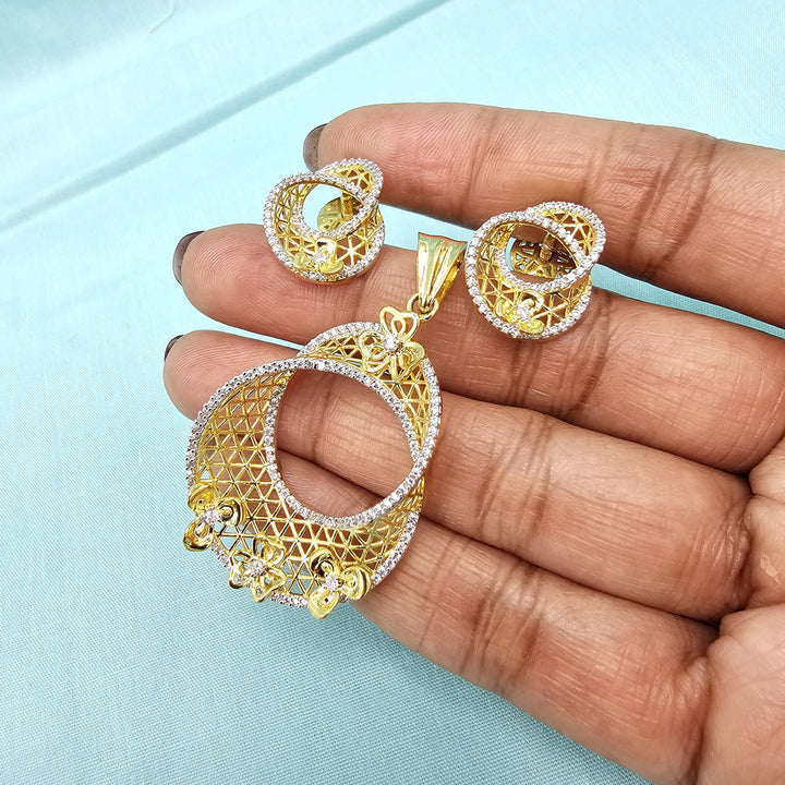 92.5 Mesh CZs pendant