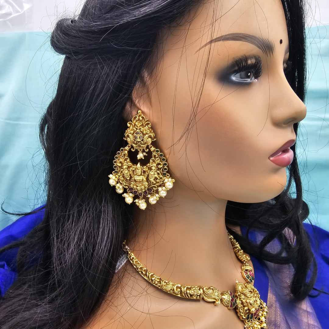 Silver Lakshmi Deep Nakshi Bali