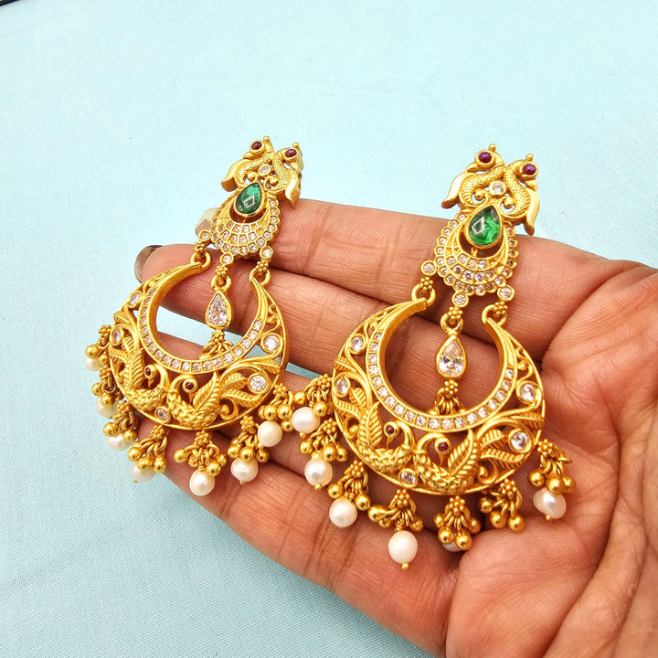 92.5 Silver CZ Nakshi Bali