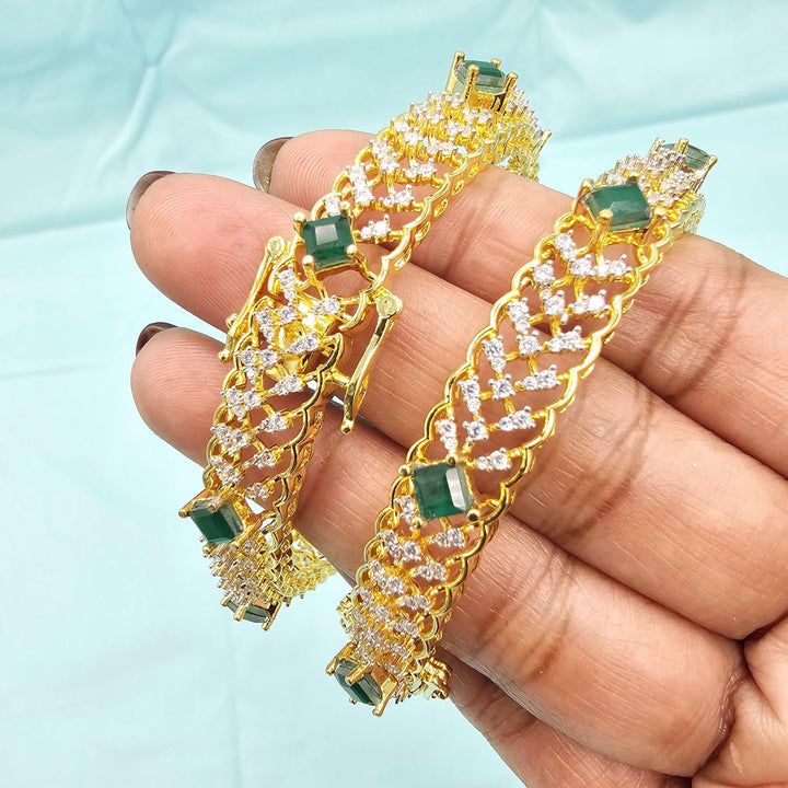 92.5 Diamond Bangle set