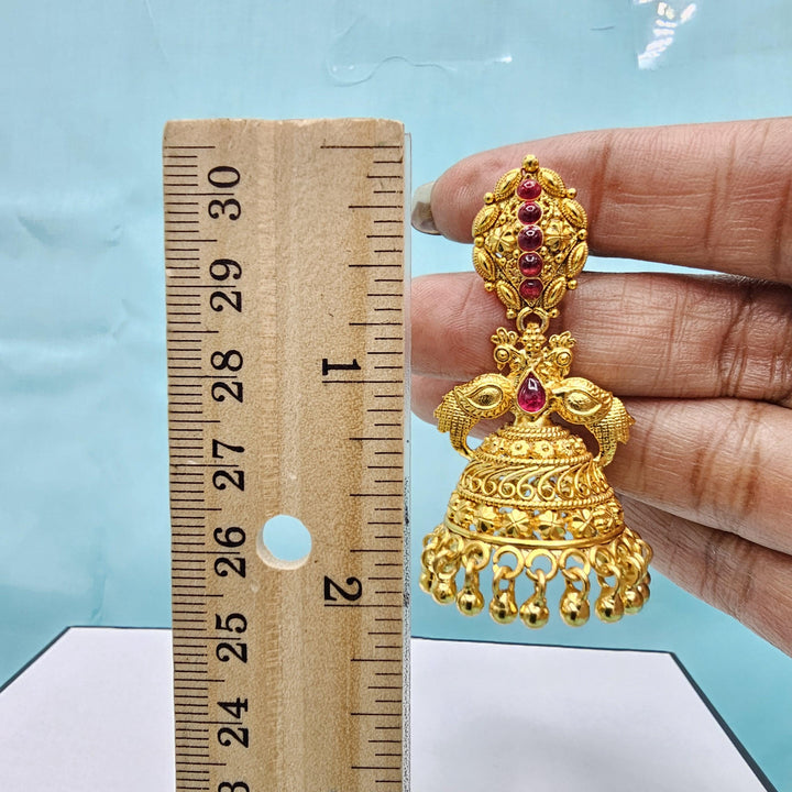 92.5 Silver CZ Nakshi Bali