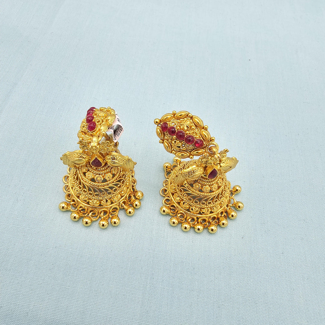 92.5 Silver CZ Nakshi Bali