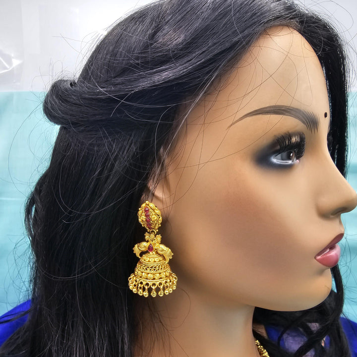 92.5 Silver CZ Nakshi Bali