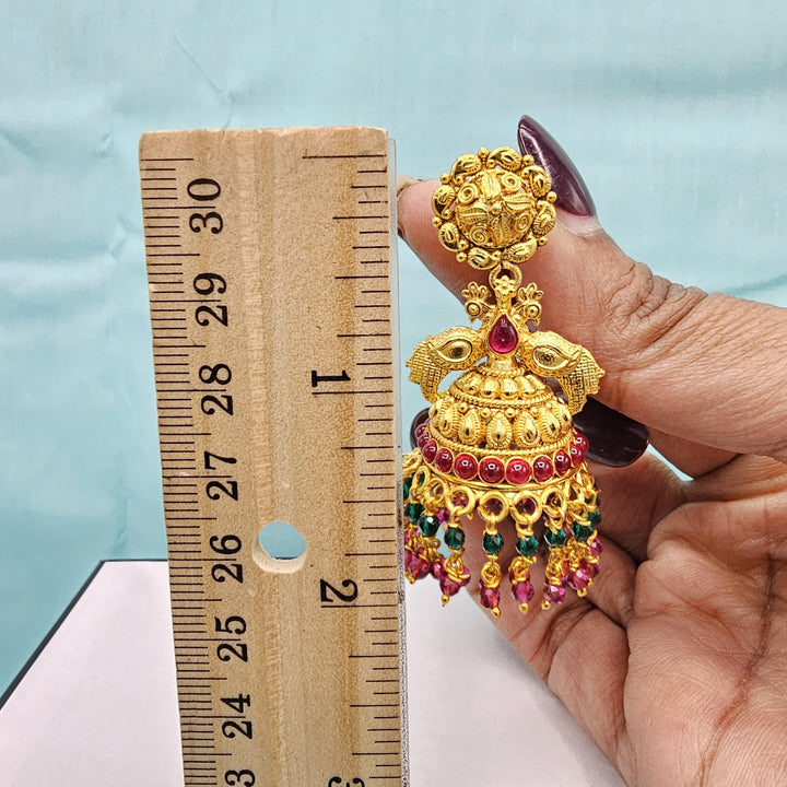 92.5 Silver CZ Nakshi Bali