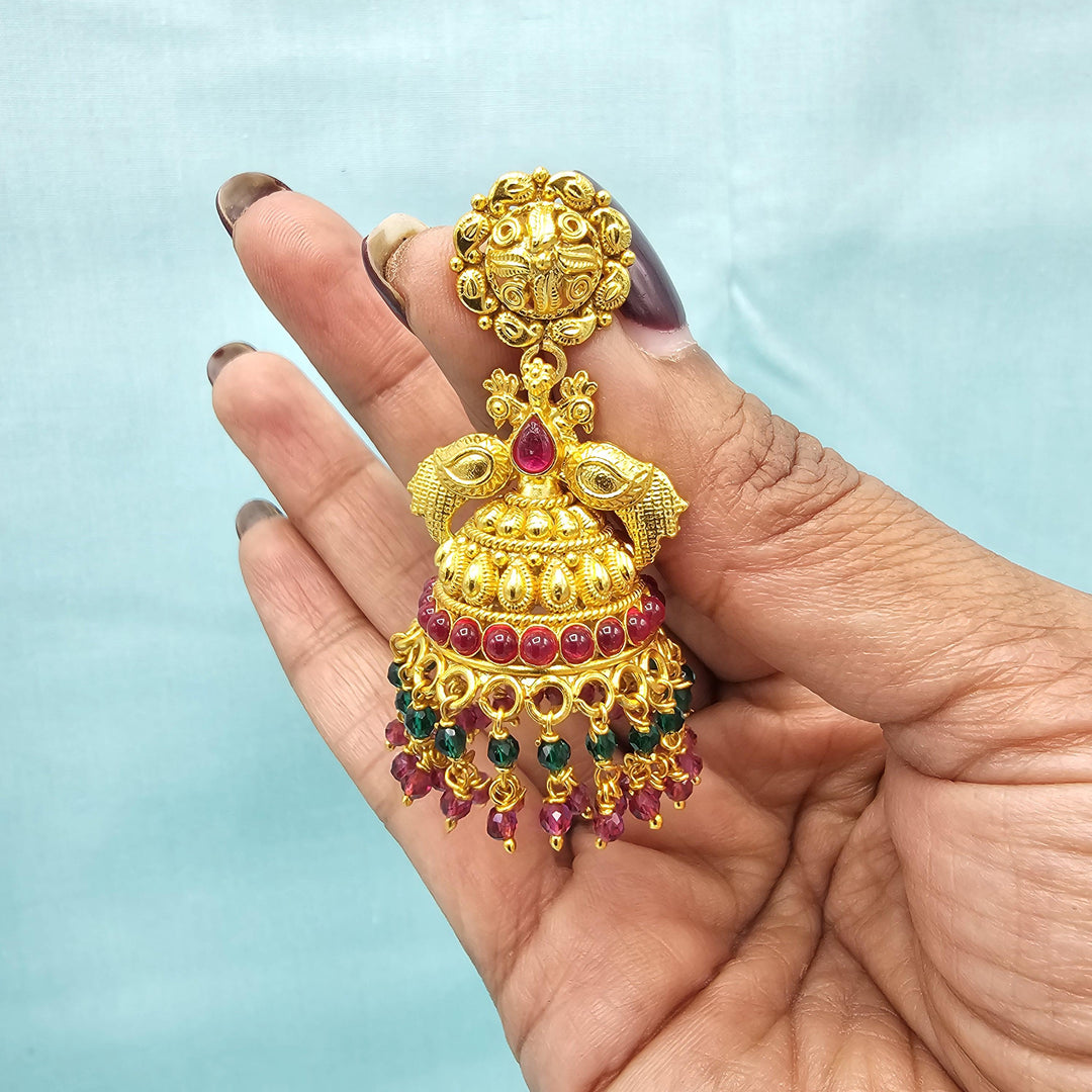 92.5 Silver CZ Nakshi Bali
