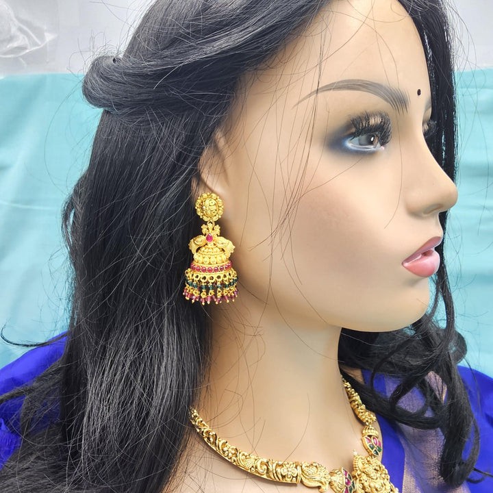 92.5 Silver CZ Nakshi Bali