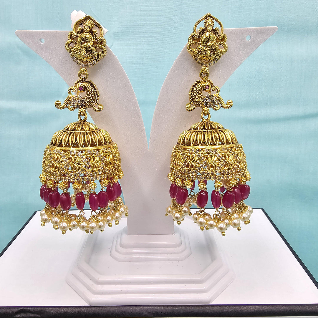 92.5 Silver CZ Nakshi Bali