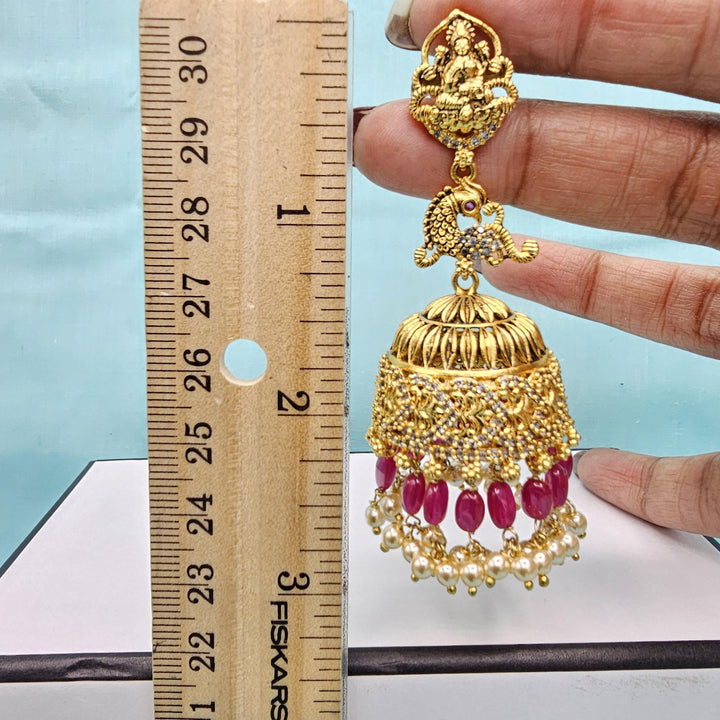 92.5 Silver CZ Nakshi Bali