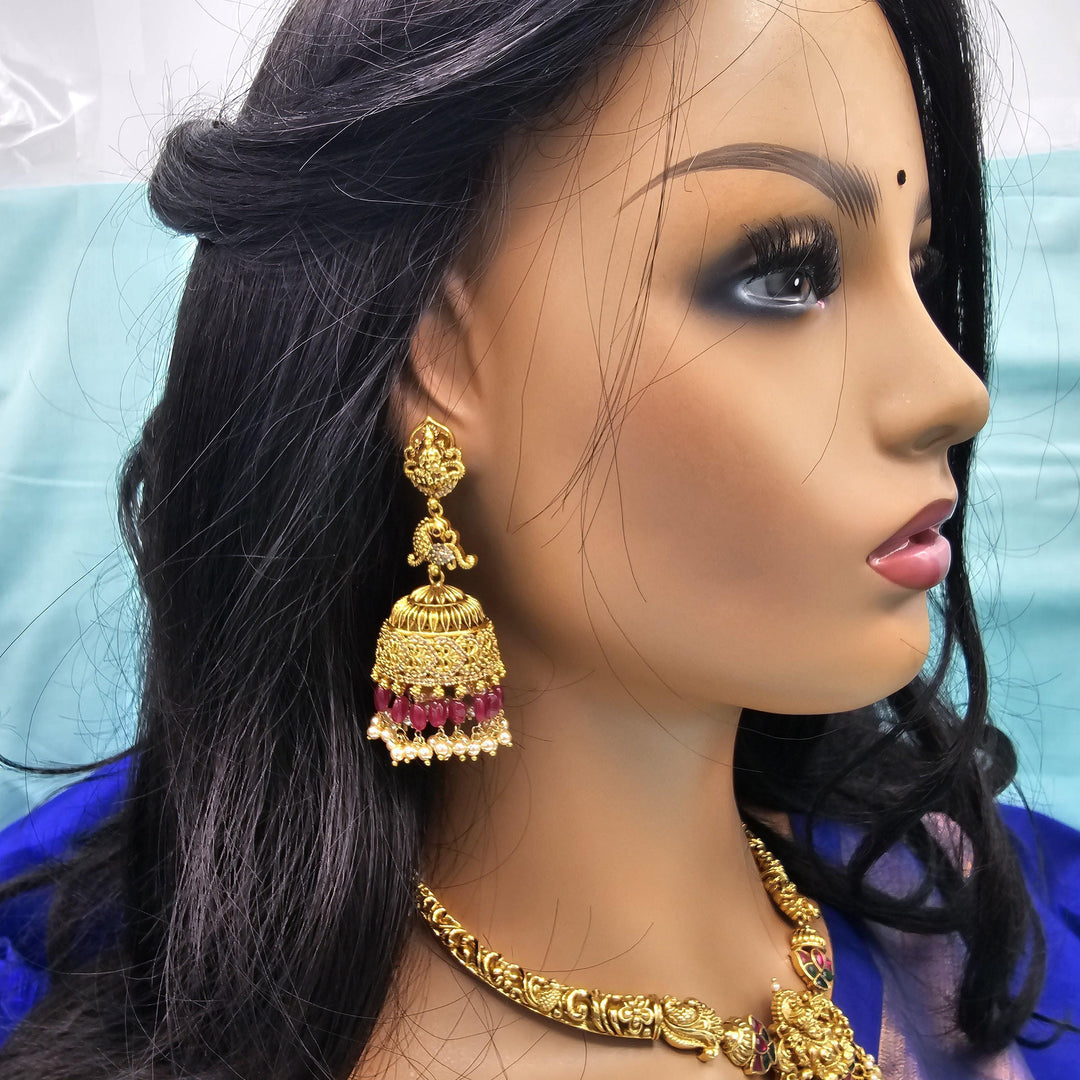 92.5 Silver CZ Nakshi Bali