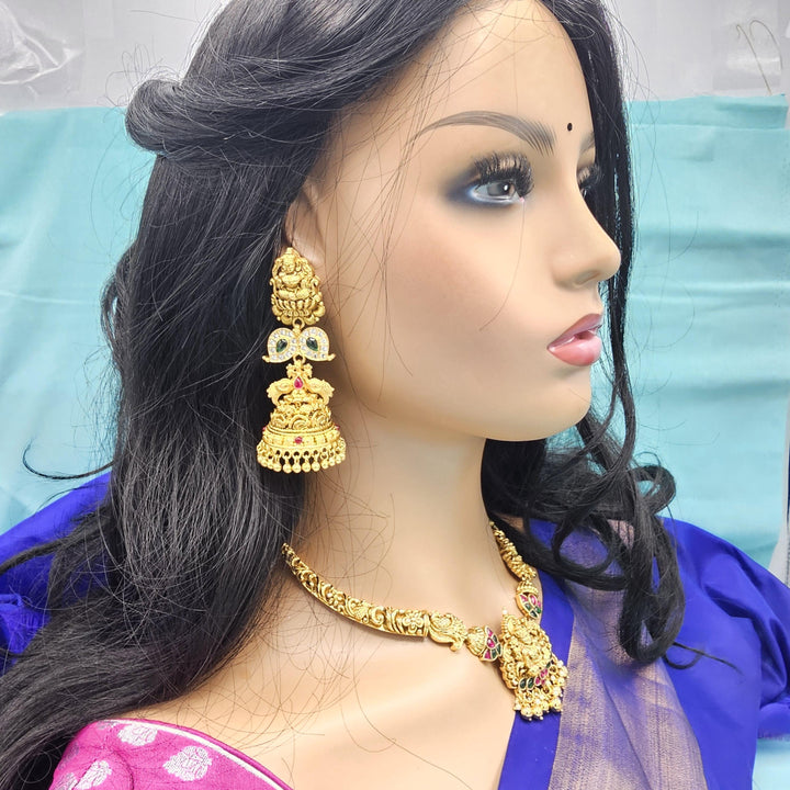 92.5 Silver CZ Nakshi Bali