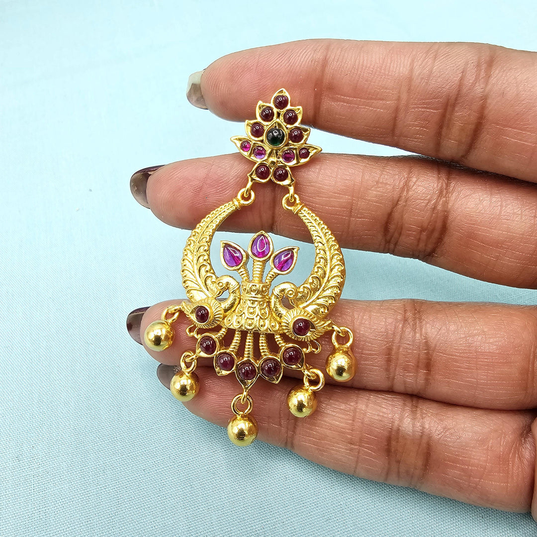 92.5 Silver CZ Nakshi Bali