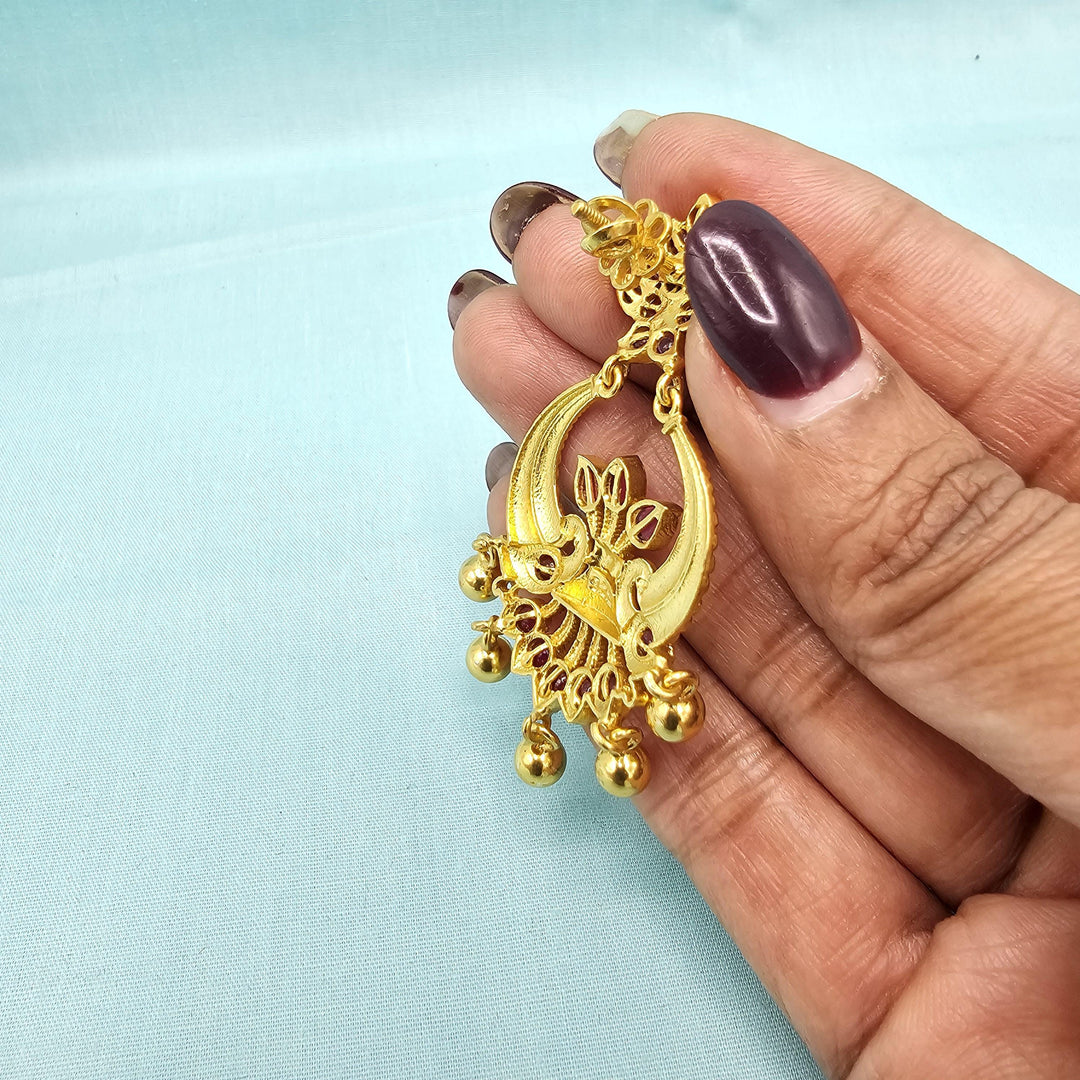 92.5 Silver CZ Nakshi Bali