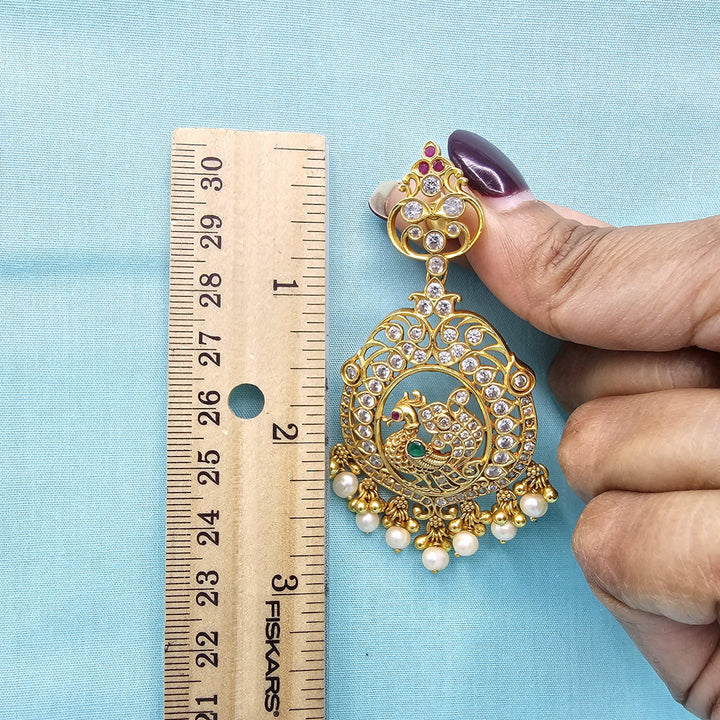 92.5 Silver CZ Nakshi Bali