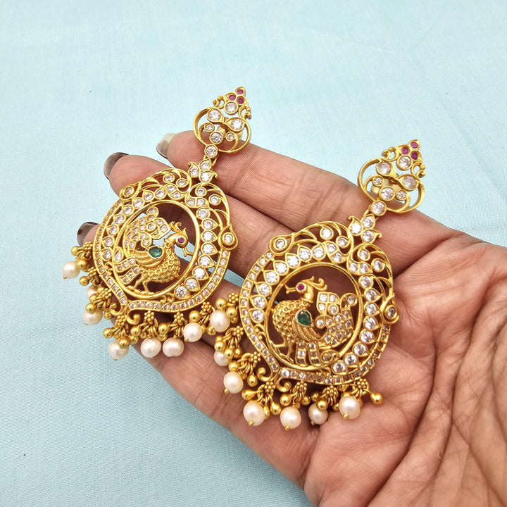 92.5 Silver CZ Nakshi Bali