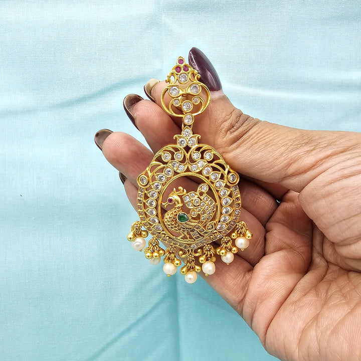 92.5 Silver CZ Nakshi Bali