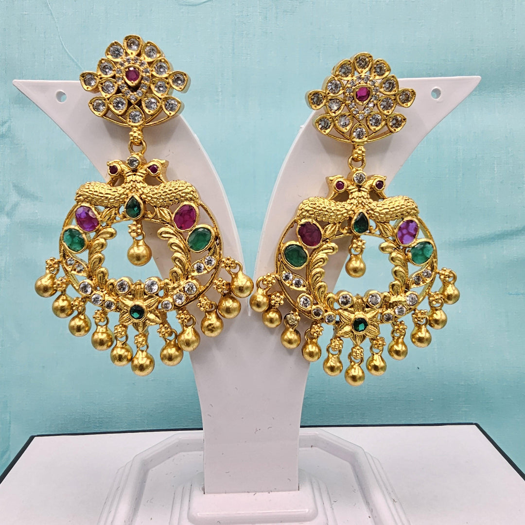 92.5 Silver CZ Nakshi Bali