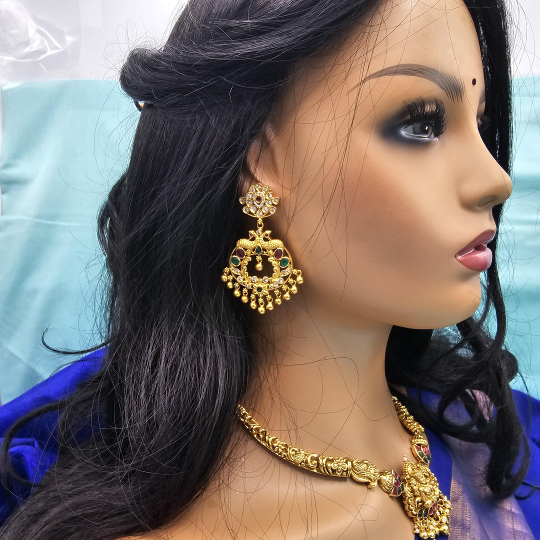 92.5 Silver CZ Nakshi Bali