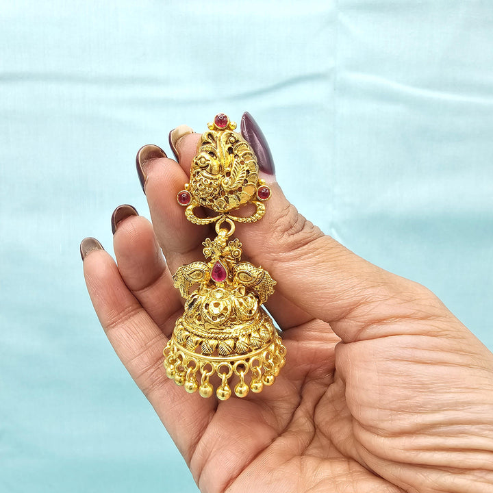 92.5 Silver Nakshi Jhumka