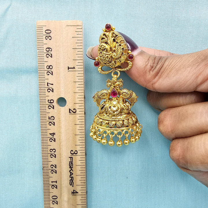 92.5 Silver Nakshi Jhumka