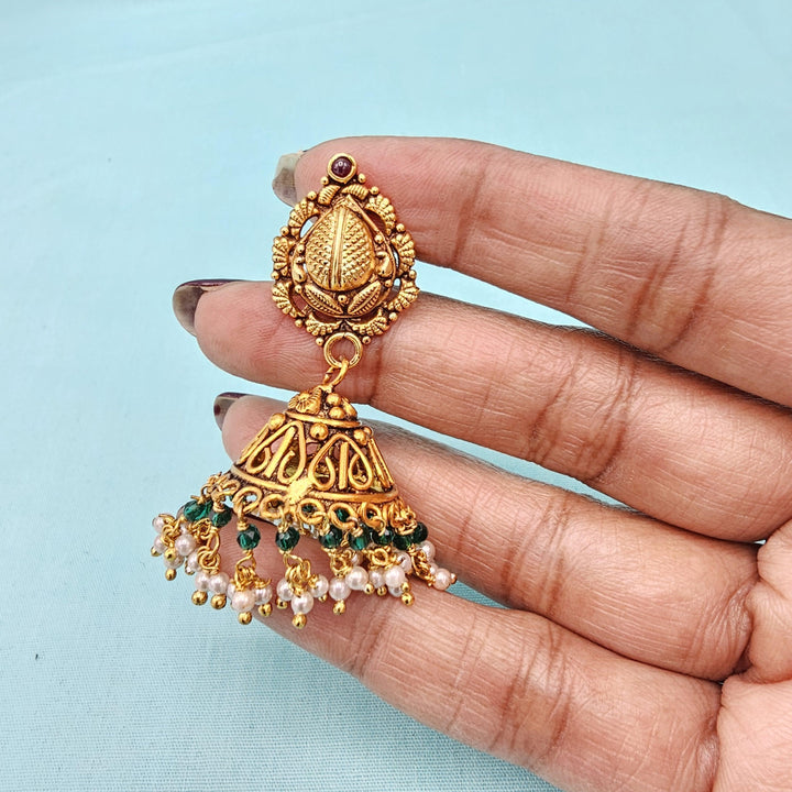 92.5 Silver CZ Nakshi Bali