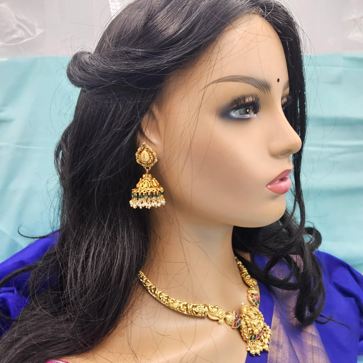 92.5 Silver CZ Nakshi Bali