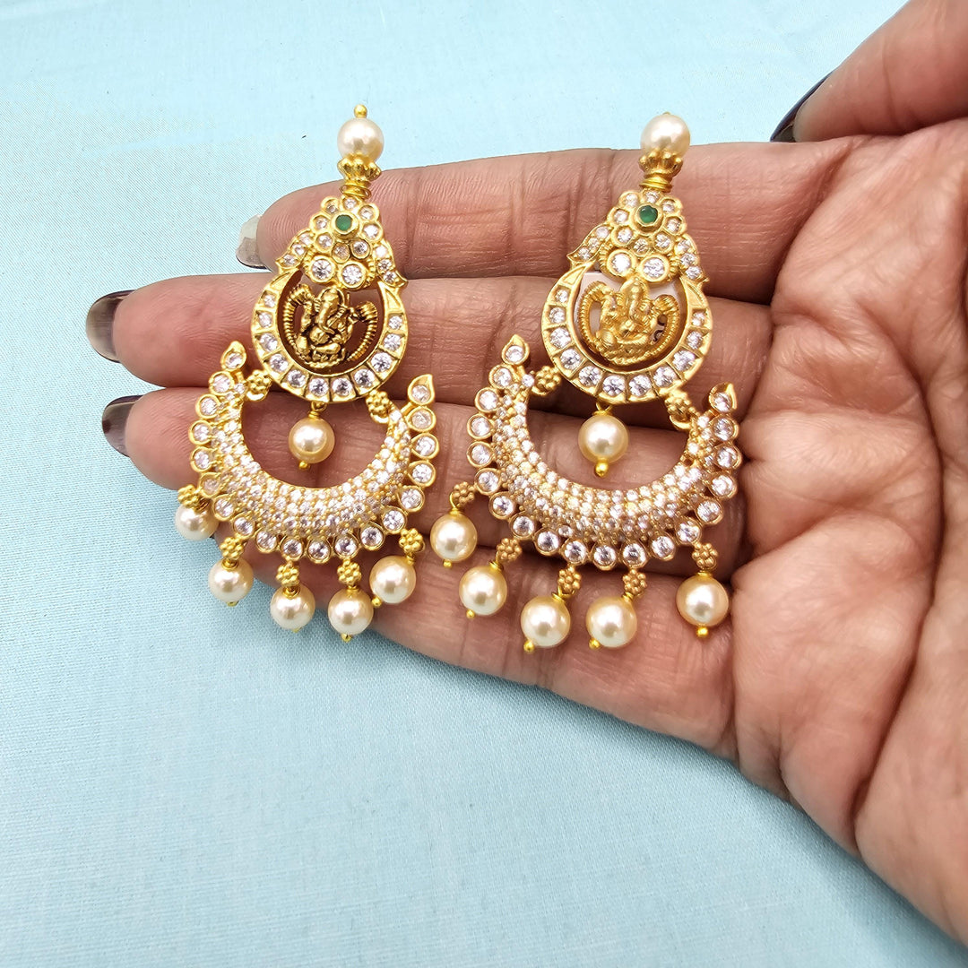 92.5 Silver CZ Nakshi Bali
