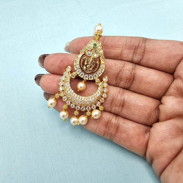 92.5 Silver CZ Nakshi Bali