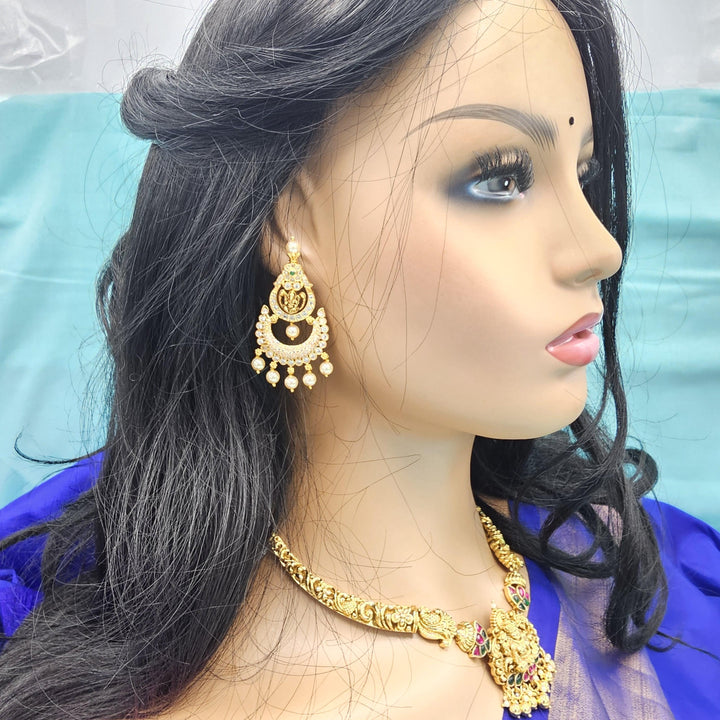 92.5 Silver CZ Nakshi Bali