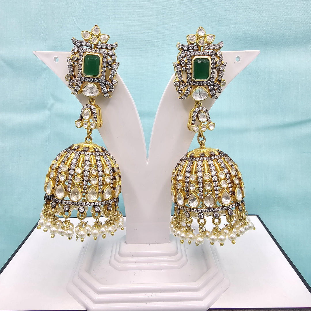 Silver Victorian Jhumka