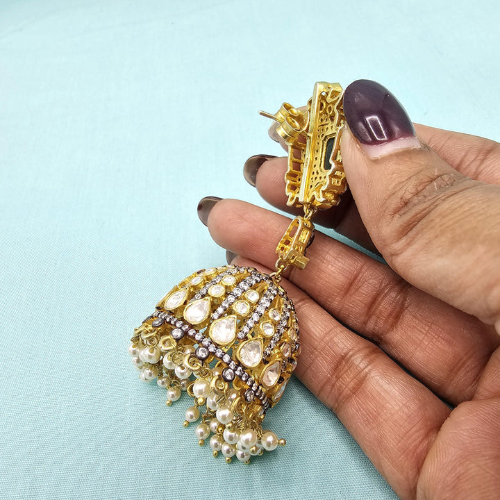Silver Victorian Jhumka