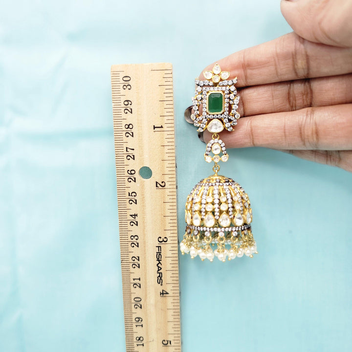 Silver Victorian Jhumka