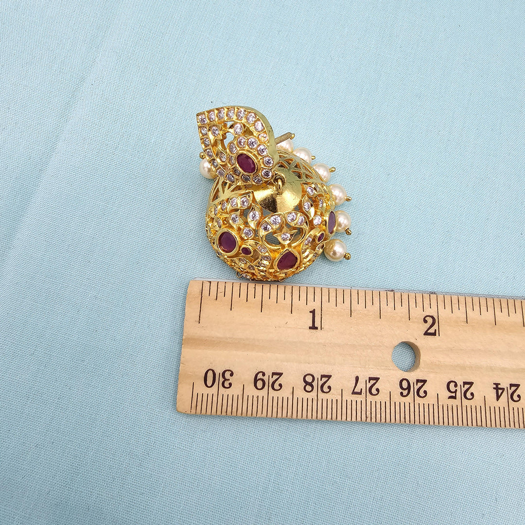 92.5 Silver Nakshi Jhumka