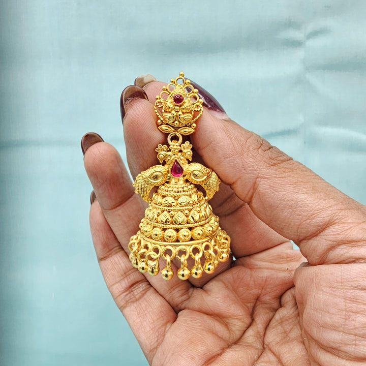 92.5 Silver Nakshi Jhumka
