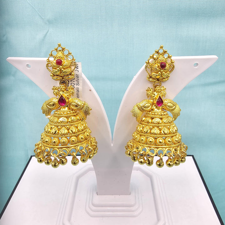 92.5 Silver Nakshi Jhumka