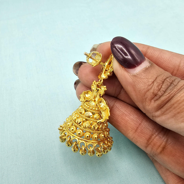 92.5 Silver Nakshi Jhumka