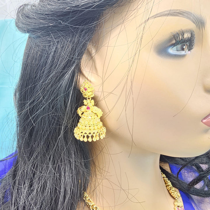 92.5 Silver Nakshi Jhumka