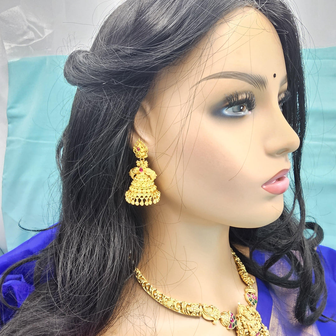 92.5 Silver Nakshi Jhumka