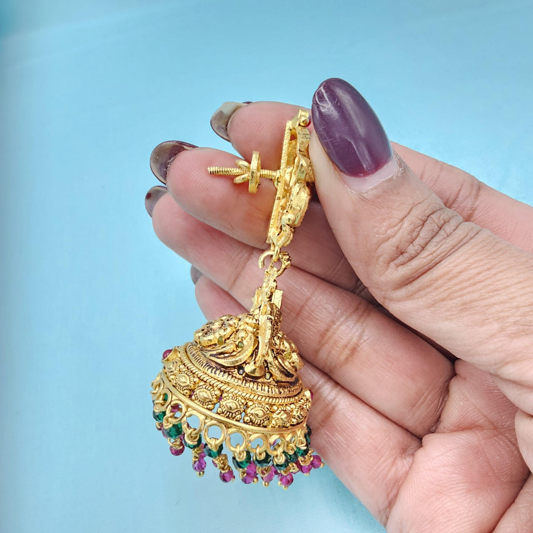 92.5 Silver Jumka earrings