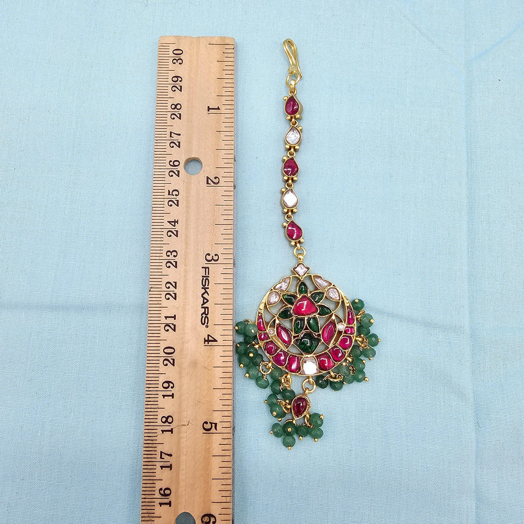 92.5 Kundan Bridal tikka