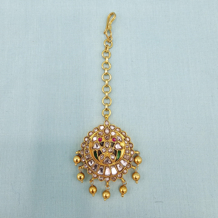 Silver Kundan Tikka