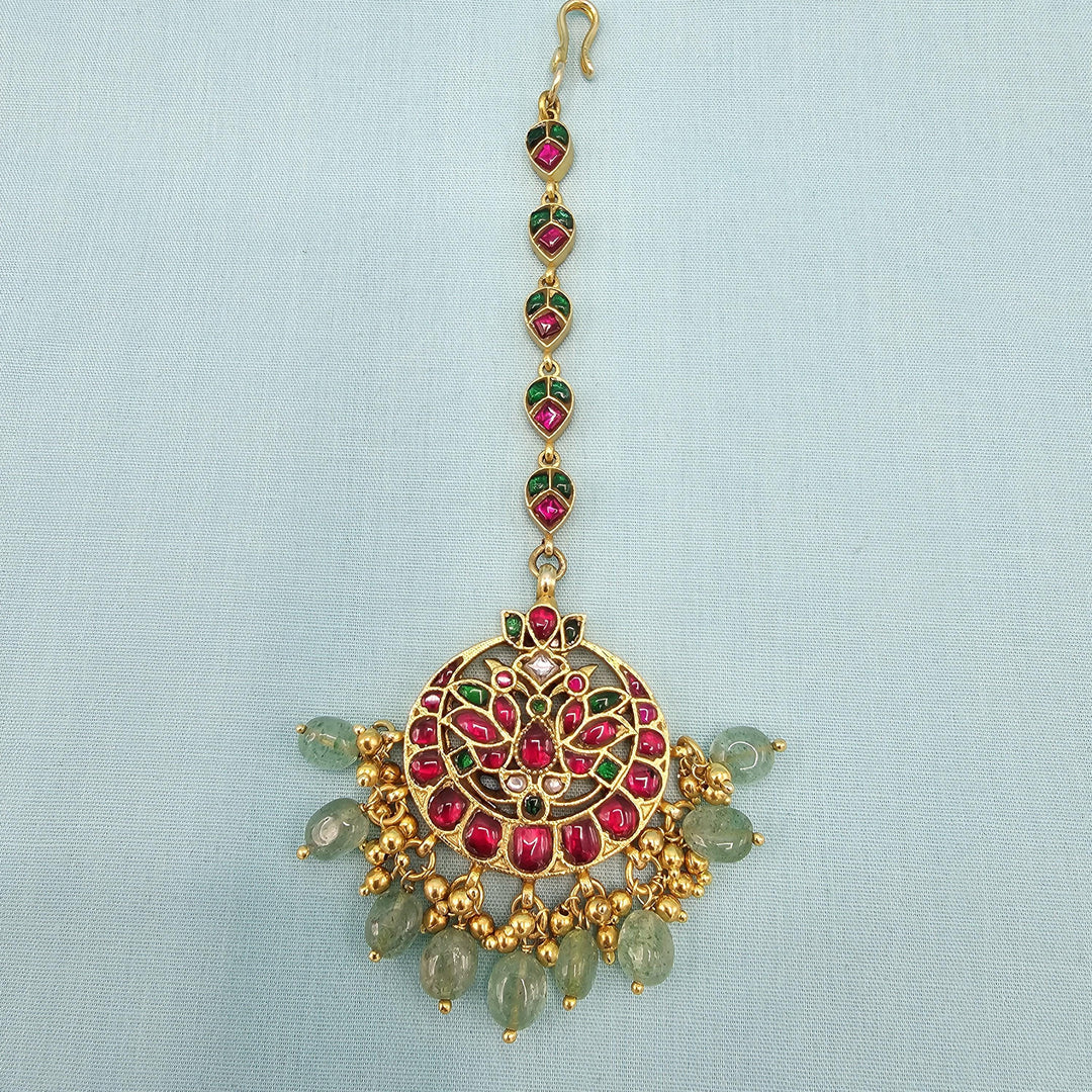 LIGHT GREEN Kundan