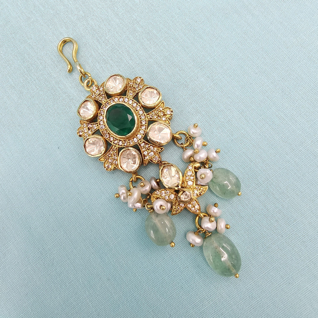 victorian Moissanite Tikka