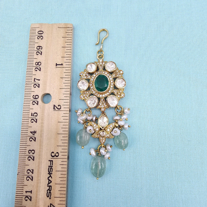 victorian Moissanite Tikka