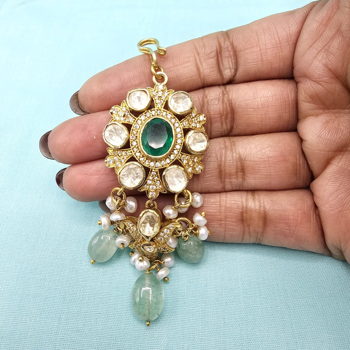 victorian Moissanite Tikka