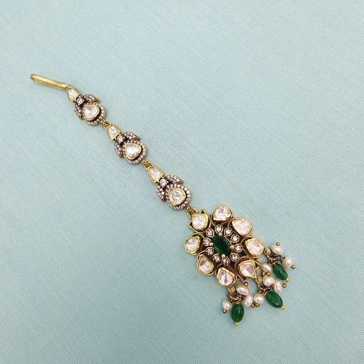 Green Moissanite Tikka